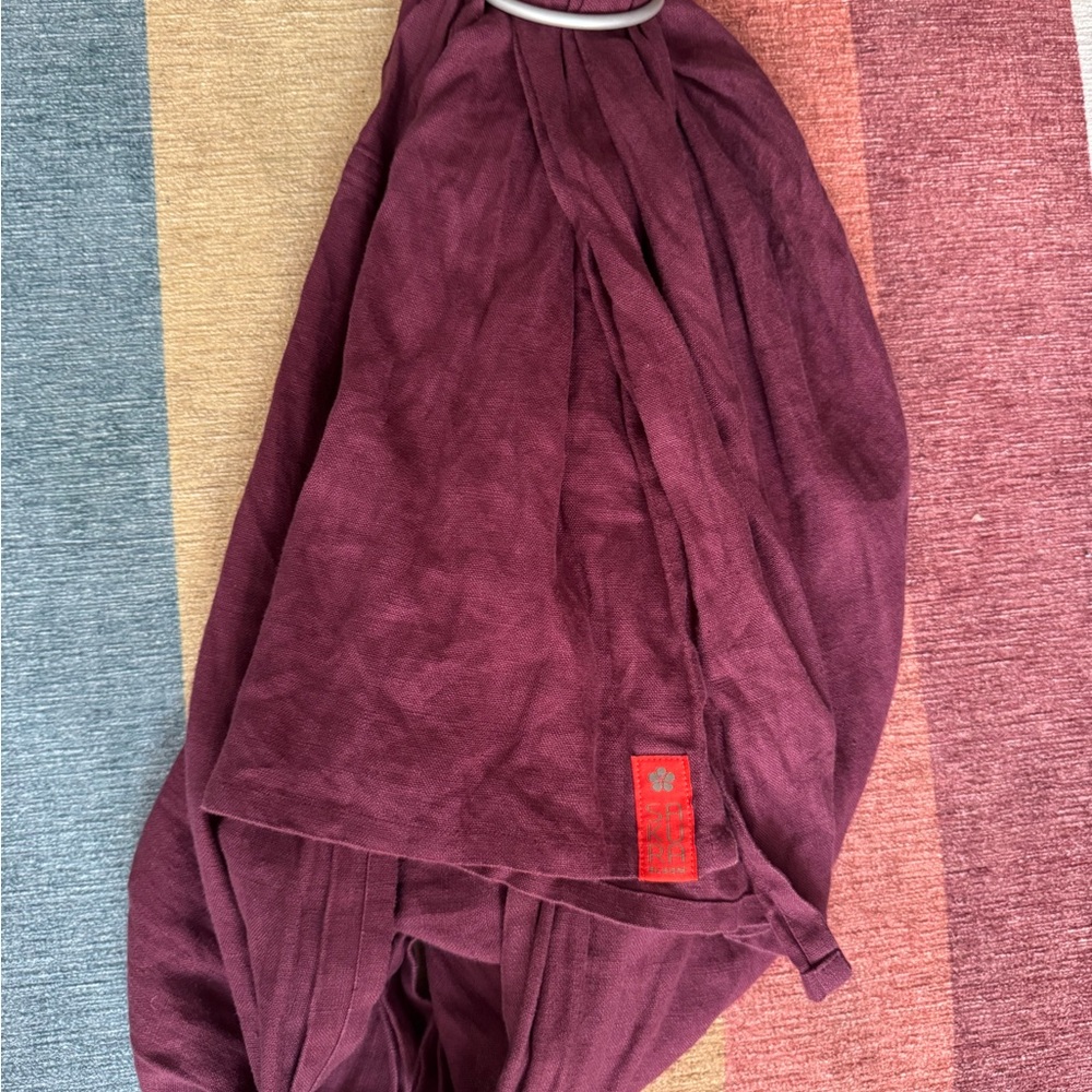 Sakura Bloom Purple Ring Sling Wrap - Picture 2 of 2